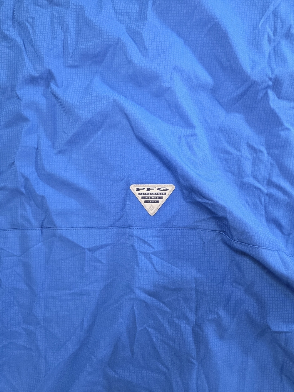 Columbia PFG Shirt L Blue Fishing UPF 40 Short Sleeve NWT - Picture 10 of 10